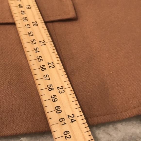 Vintage Pendleton Wool Blazer Womens 18 Tan Jacket Made in USA Preppy Academia - Picture 8 of 9